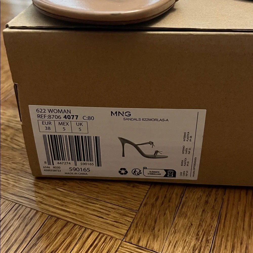 Mango Tan Bow Heels - Picture 2 of 4
